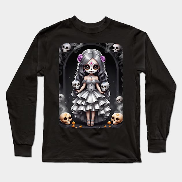 Shadow Orchid Long Sleeve T-Shirt by Absinthe Society 